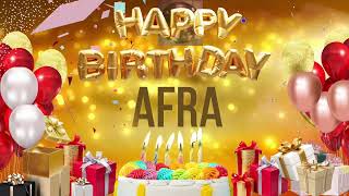 AFRA - Happy Birthday Afra