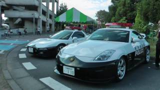 栃木県警 ＮＳＸ　\u0026　 FAIRLADY Zパトカー　全国ご当地キャラクタースポーツ大会in大田原2016　00095