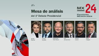 Mesa de análisis del primer debate presidencial 2024