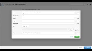 Maxflow tutorial - Creating APIs and connect with Forms