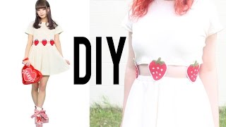 DIY Strawberry Two-Piece Dress | Make Thrift Buy #16