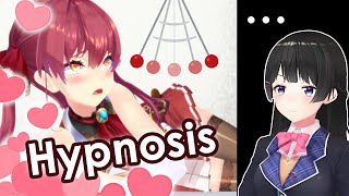 Marine and Mito have a cultured disagreement about hypnosis [Nijisanji/hololive] [ENG sub]