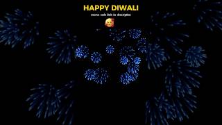 🎆 Fireworks Animation for Diwali | HTML ,CSS, JS 💻 #html #css #shorts #diwali #viral #coding