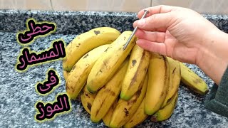 جوزى قالى 😅 حطى المسمار فى الموز 🍌وارتاحى طول حياتك  🤔 فكره عبقريه  نفذبها 💯