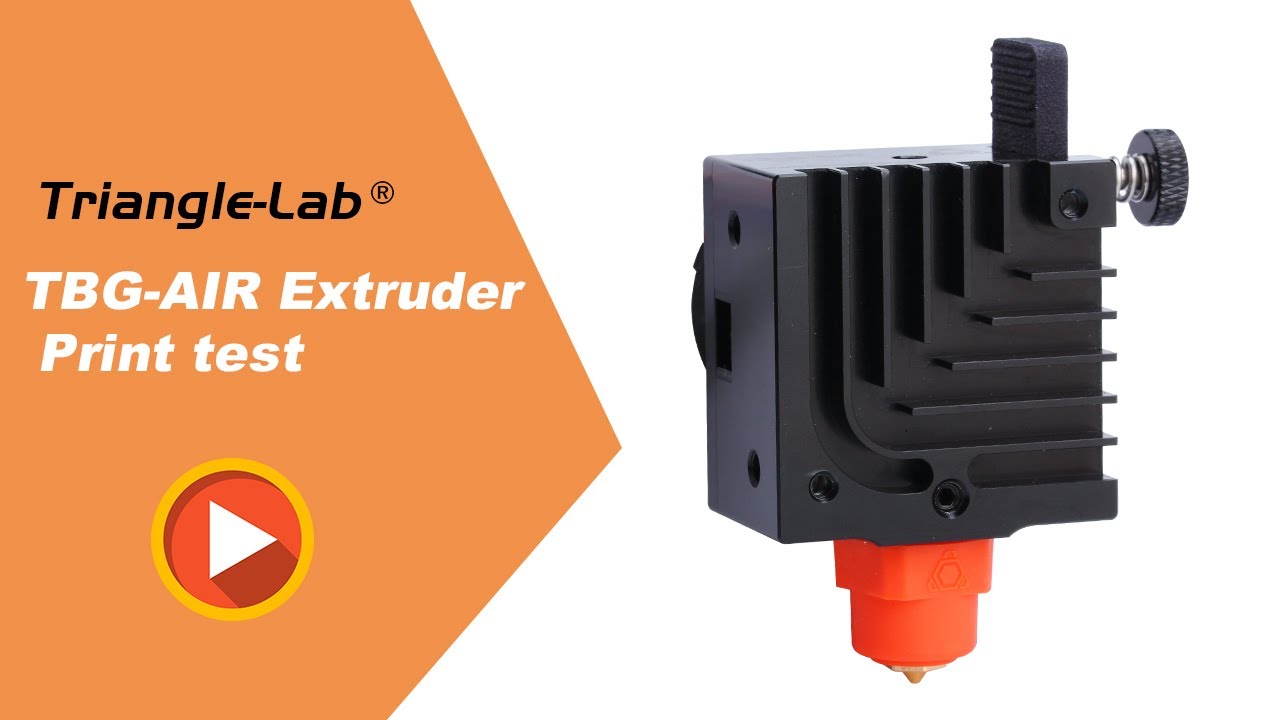 Trianglelab New Product Tbg Air Extruder Print Test 3d Printer Coming