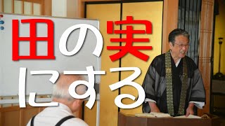 【浄土真宗】「田の実にする」白川淳敬　令和５年９月正法寺常例法話（字幕修正済み）