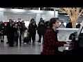 experience airport piano performance