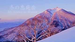 冬の恵庭岳  Mt. Eniwa in Winter  - Timelapse/Hyperlapse Hokkaodo -