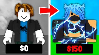 Noob Spends $15,000 Robux to "PAY TO WIN" in Roblox Bedwars..