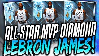 ALL STAR MVP DIAMOND LeBRON JAMES! NBA 2K18 MyTEAM PACK OPENING! PINK DIAMOND LeBRON?!