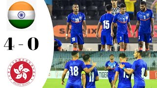 India vs Hong Kong4-0 AFC Asian Cup Match Highlights & all goals|AFC Asian Cup Qualifier| Team India