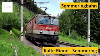 Semmering Nordrampe Kalte Rinne bis Semmering