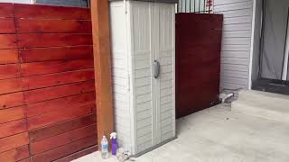 Suncast BMS1250 Vertical Shed with Floor Review, Durable And Easy To Install Shed!