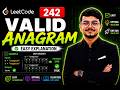 🔥 LeetCode 242: Valid Anagram | Easy C++ Solution with Full Explanation 🚀