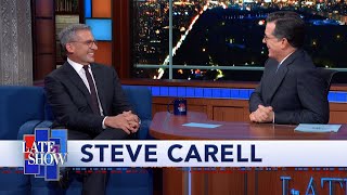 Steve Carell and Stephen Colbert Re-enact Their Sketch "Waiters Nauseated By Food"