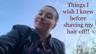 Things I wish I knew before having a buzz cut