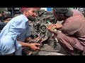 Rebuilding Straight 6-Cylinder Seized Diesel Engine   Our professionals will demonstrate!