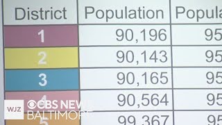 Baltimore County to vote on controversial redistricting map