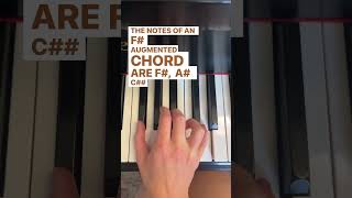 What Are The Notes Of an F Sharp Augmented Chord? #shorts