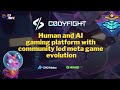 Codyfight: Human and AI Gaming Platform with community led blockchain gaming project.