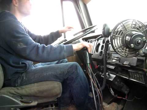 driving a dump truck driving a dump truck