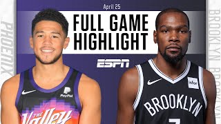 Brooklyn Nets beat Phoenix Suns in Kevin Durant's return | Full Game Highlights