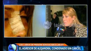 Condena a la violencia: habla Alejandra Rubio - Telefe Noticias