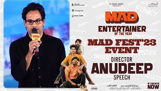 Anudeep KV Speech at #MAD FEST'23 | #BlockbusterMAD Celebrations | Kalyan Shankar | Naga Vamsi