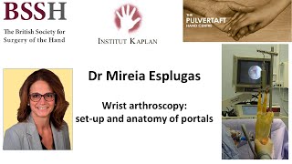 Wrist arthroscopy set up and anatomy of the portals Dr Mireia Esplugas