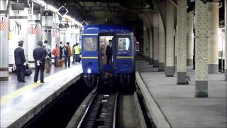 「北斗星」上野駅入線（推進運転）