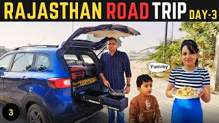 🥧10 मिनट्स ब्रेकफास्ट चैलेंज 😍 BIKANER to JAISALMER DRIVE 🚘 Rajasthan Road Trip in Camper Van