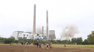 Ferrybridge Cooling Towers Demolition 13/10/19