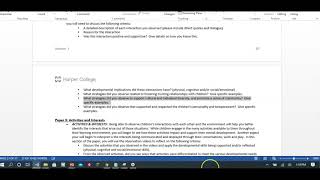 ECE 115-Observation Assignment: Interactions & Relationships