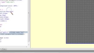 Tutorial on I Frame in Dreamweaver.