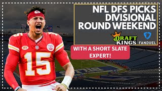 NFL DFS Picks, Strategy: DIVISIONAL ROUND Classic & Showdown! FanDuel, DraftKings Lineup Advice