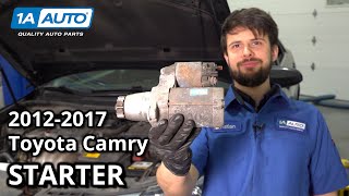 How to Replace Starter 2012-2017 Toyota Camry