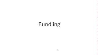 Bundling: Pricing Strategy