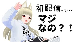 【初配信】はじめまして。インターネッツの荒波。【新人Vtuber】