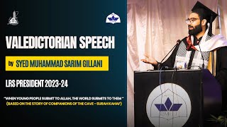 Valedictorian Speech - Syed Muhammad Sarim Gillani | LUMS Convocation 2024