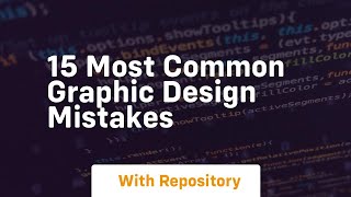 15 most common graphic design mistakes