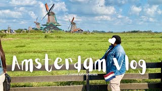 Cruise chronicles part 3🚢 | Virgin voyages cruise day 3. Exploring Amsterdam, zaanse schans