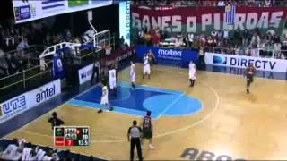 Aguada vs Bauru (final four liga sudamericana) 1/2