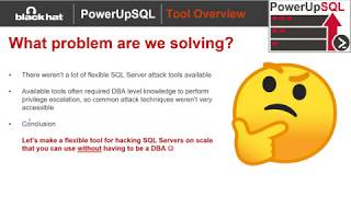 Attacking Modern Environments through SQL Server with PowerUpSQL