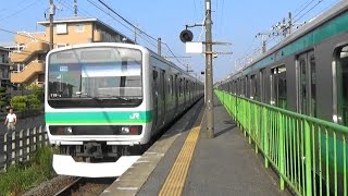 JR成田線 東我孫子駅から普通電車発車