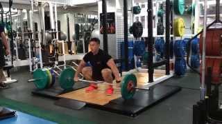 45kg x 5 reps inspired by Dmitry Klokov