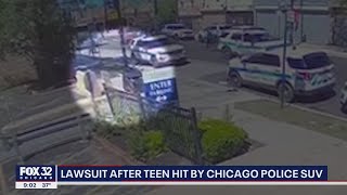 Lawsuit filed after teen is hit by Chicago police SUV