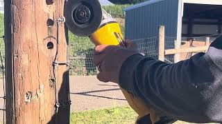 How to remove fence staples - HACK!