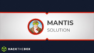 MANTIS 🔴 | HackTheBox - Solution