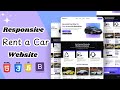 🚗 Rent a Car Website Design || HTML, CSS, JS & Bootstrap 🔔 || Free Source Code