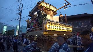 各町の山車が御仮殿へ参拝！その１　石岡のおまつり2017　神幸祭